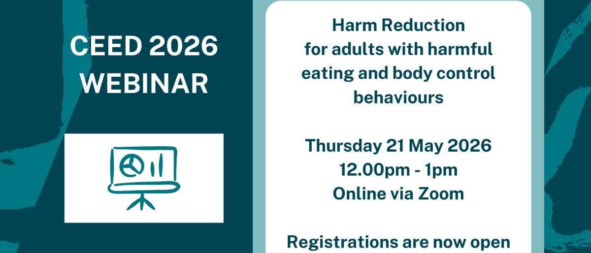 CEED - Harm Reduction - for adults with harmful eating and body control behaviours