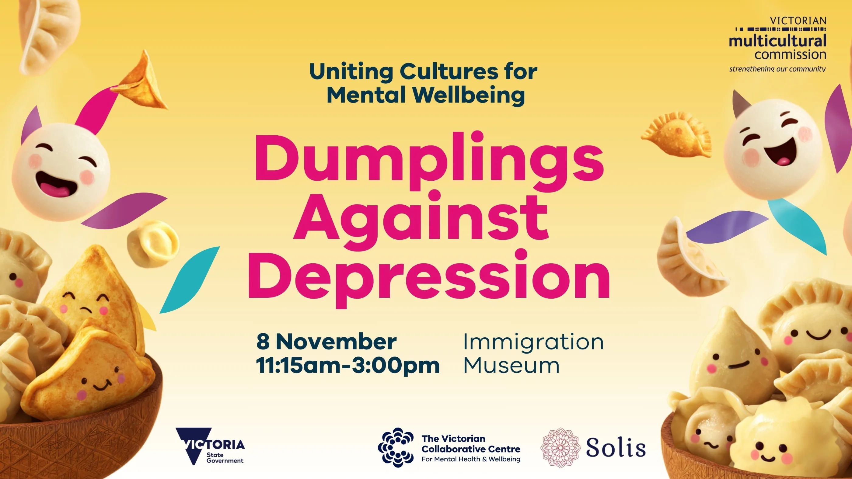 Spotlight on multicultural mental health: Sharing dumplings, sharing ideas
